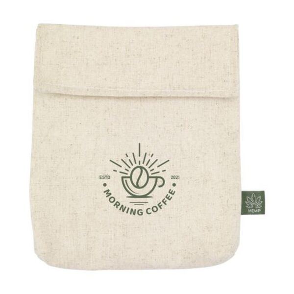 Hemp FoodPouch bag for bread Thumbnail